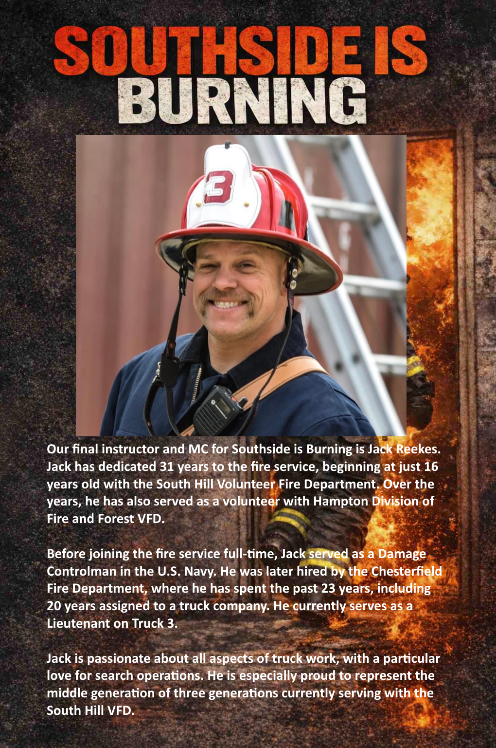 Jack Reekes, speaker and MC at Southside Is Burning